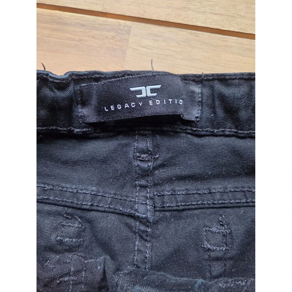 Jordan Craig Boys Black Martin Oasis Stacked Jeans sz 12